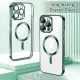 Husa pentru iPhone 12 Pro Max - Techsuit Luxury Crystal MagSafe - Deep Green Husa pentru iPhone 12 Pro Max - Techsuit Luxury Crystal MagSafe - Deep Green