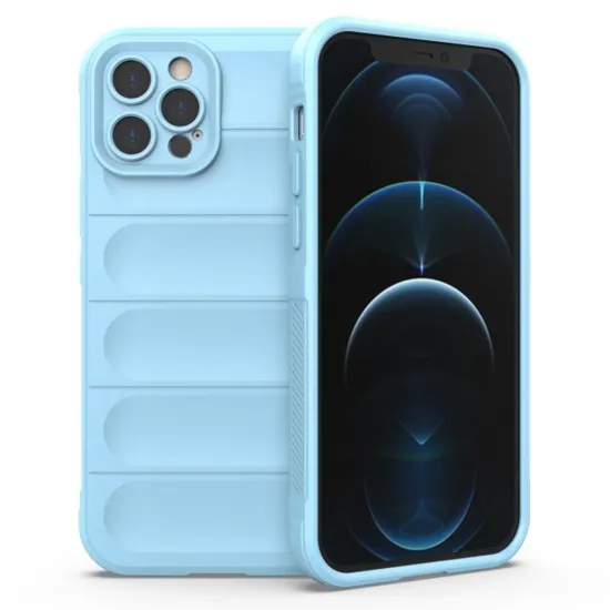 Husa pentru iPhone 12 Pro Max - Techsuit Magic Shield - Bleu Husa pentru iPhone 12 Pro Max - Techsuit Magic Shield - Bleu