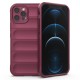 Husa pentru iPhone 12 Pro Max - Techsuit Magic Shield - Bordeaux