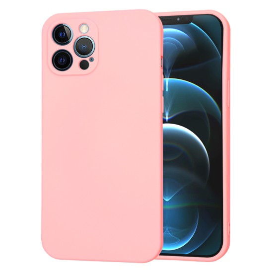 Husa pentru iPhone 12 Pro Max - Techsuit SoftFlex - Chalk Pink