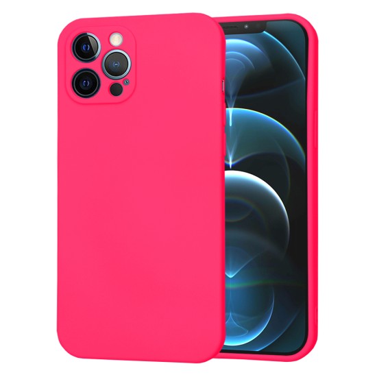 Husa pentru iPhone 12 Pro Max - Techsuit SoftFlex - Hot Pink