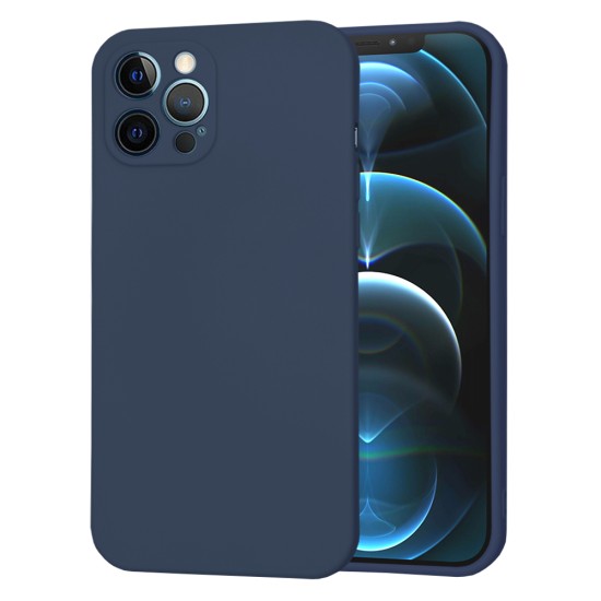 Husa pentru iPhone 12 Pro Max - Techsuit SoftFlex - Navy Blue