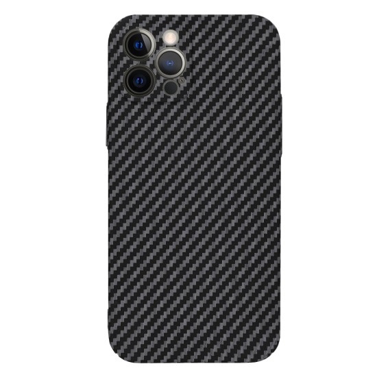 Husa pentru iPhone 12 Pro - Techsuit Carbonite FiberShell - Black