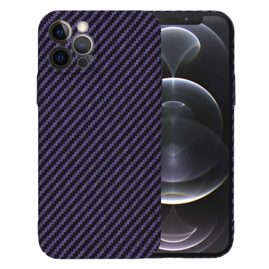 Husa pentru iPhone 12 Pro - Techsuit Carbonite FiberShell - Purple Husa pentru iPhone 12 Pro - Techsuit Carbonite FiberShell - Purple