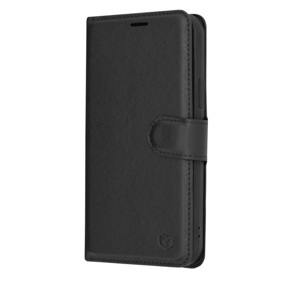 Husa pentru iPhone 12 Pro - Techsuit Leather Folio - Black