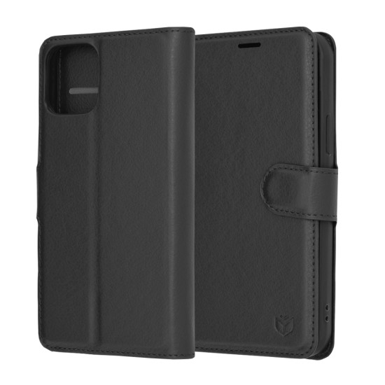 Husa pentru iPhone 12 Pro - Techsuit Leather Folio - Black