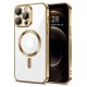 Husa pentru iPhone 12 Pro - Techsuit Luxury Crystal MagSafe - Gold