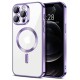 Husa pentru iPhone 12 Pro - Techsuit Luxury Crystal MagSafe - Light Purple