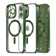 Husa pentru iPhone 12 Pro - Techsuit Luxury Glitter MagSafe - Deep Green