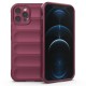 Husa pentru iPhone 12 Pro - Techsuit Magic Shield - Bordeaux