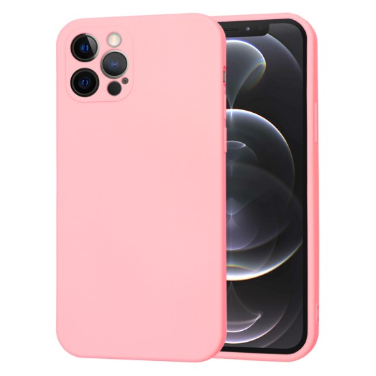 Husa pentru iPhone 12 Pro - Techsuit SoftFlex - Chalk Pink