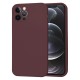 Husa pentru iPhone 12 Pro - Techsuit SoftFlex - Plum Red