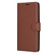 Husa pentru iPhone 12 - Techsuit Leather Folio - Brown