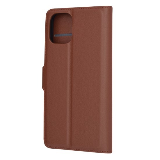 Husa pentru iPhone 12 - Techsuit Leather Folio - Brown