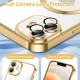 Husa pentru iPhone 12 - Techsuit Luxury Crystal MagSafe - Gold