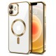 Husa pentru iPhone 12 - Techsuit Luxury Crystal MagSafe - Gold