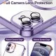 Husa pentru iPhone 12 - Techsuit Luxury Crystal MagSafe - Light Purple Husa pentru iPhone 12 - Techsuit Luxury Crystal MagSafe - Light Purple