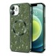 Husa pentru iPhone 12 - Techsuit Luxury Glitter MagSafe - Deep Green