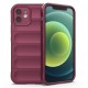 Husa pentru iPhone 12 - Techsuit Magic Shield - Bordeaux