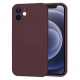 Husa pentru iPhone 12 - Techsuit SoftFlex - Plum Red