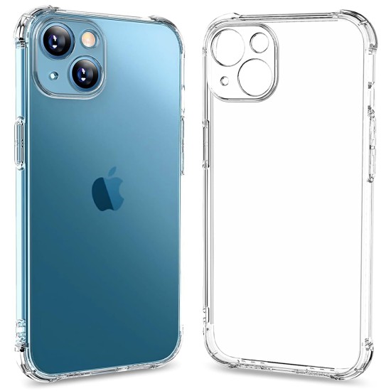 Husa pentru iPhone 13 mini - Techsuit Shockproof Clear Silicone - Clear