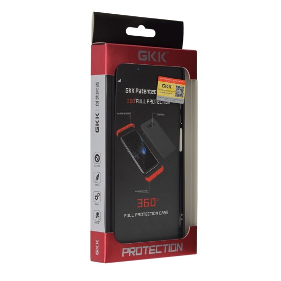 Husa pentru iPhone 13 Pro + Folie - GKK 360 - Black