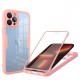 Husa pentru iPhone 13 Pro + Folie - Techsuit ColorVerse 360 Series - Pink