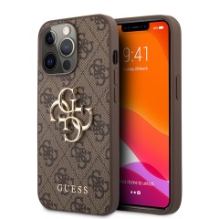 Husa pentru iPhone 13 Pro - Guess Hardcase 4G Big Metal Logo (GUHCP13L4GMGBR) - Brown Husa pentru iPhone 13 Pro - Guess Hardcase 4G Big Metal Logo (GUHCP13L4GMGBR) - Brown