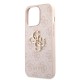 Husa pentru iPhone 13 Pro - Guess Leather 4G Metal Logo (GUHCP13L4GMGPI) - Pink