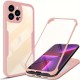 Husa pentru iPhone 13 Pro Max + Folie - Techsuit ColorVerse 360 Series - Pink