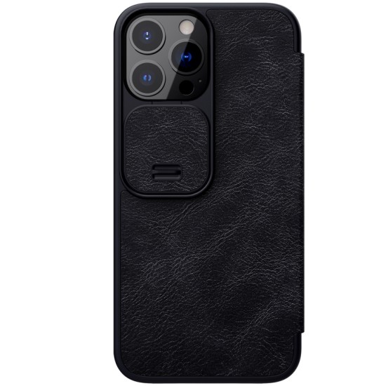 Husa pentru iPhone 13 Pro Max - Nillkin QIN Leather Pro Case - Black