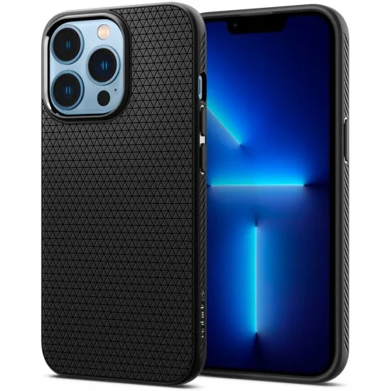Husa pentru iPhone 13 Pro Max - Spigen Liquid Air - Matte Black Husa pentru iPhone 13 Pro Max - Spigen Liquid Air - Matte Black
