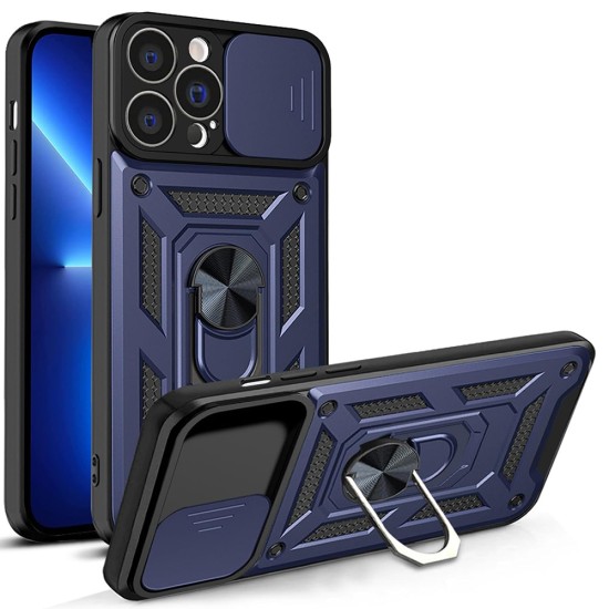 Husa pentru iPhone 13 Pro Max - Techsuit CamShield Series - Blue