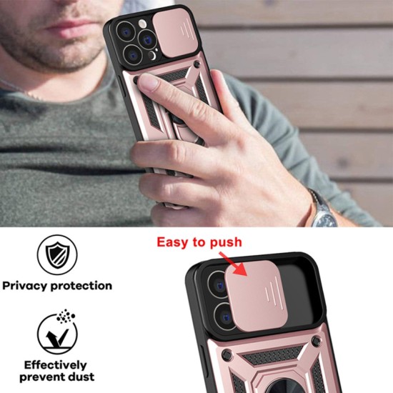 Husa pentru iPhone 13 Pro Max - Techsuit CamShield Series - Rose Gold