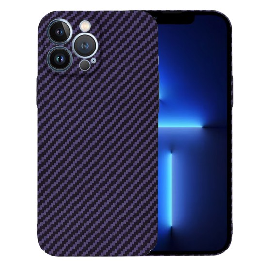 Husa pentru iPhone 13 Pro Max - Techsuit Carbonite FiberShell - Purple