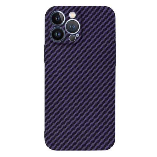 Husa pentru iPhone 13 Pro Max - Techsuit Carbonite FiberShell - Purple