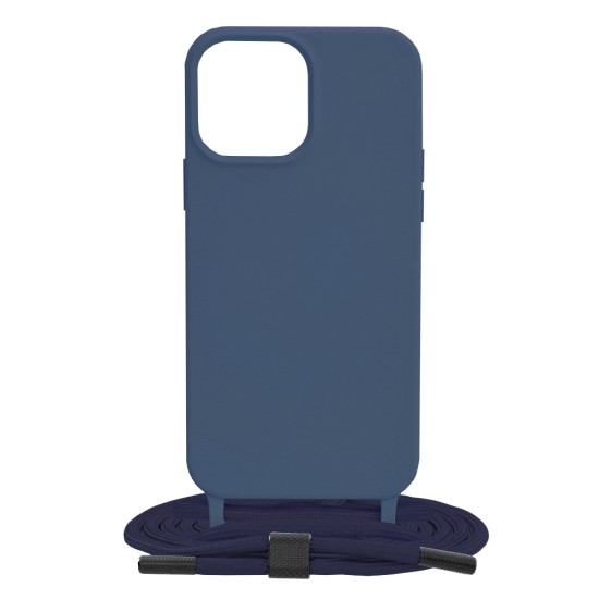 Husa pentru iPhone 13 Pro Max - Techsuit Crossbody Lanyard - Blue