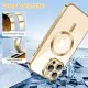 Husa pentru iPhone 13 Pro Max - Techsuit Luxury Crystal MagSafe - Gold Husa pentru iPhone 13 Pro Max - Techsuit Luxury Crystal MagSafe - Gold