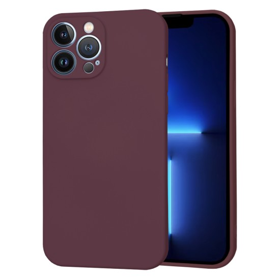 Husa pentru iPhone 13 Pro Max - Techsuit SoftFlex - Plum Red