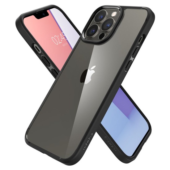 Husa pentru iPhone 13 Pro - Spigen Ultra Hybrid - Matte Black