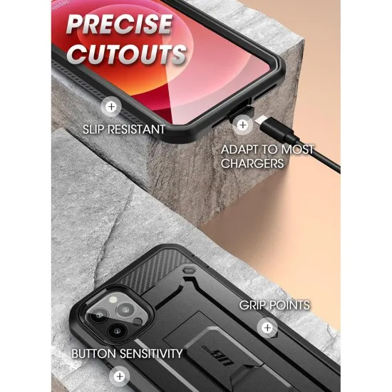 Husa pentru iPhone 13 Pro - Supcase Unicorn Beetle Pro - Black Husa pentru iPhone 13 Pro - Supcase Unicorn Beetle Pro - Black