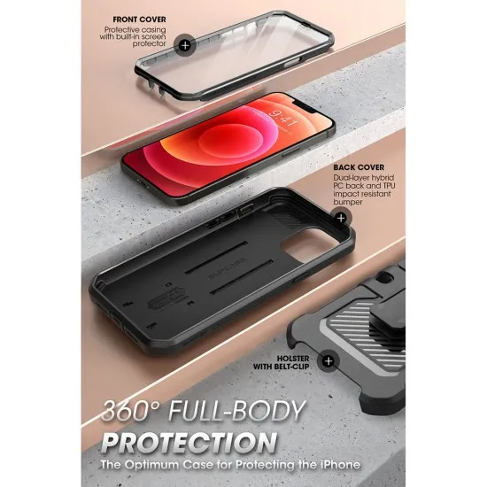 Husa pentru iPhone 13 Pro - Supcase Unicorn Beetle Pro - Black Husa pentru iPhone 13 Pro - Supcase Unicorn Beetle Pro - Black