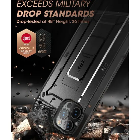 Husa pentru iPhone 13 Pro - Supcase Unicorn Beetle Pro - Black Husa pentru iPhone 13 Pro - Supcase Unicorn Beetle Pro - Black