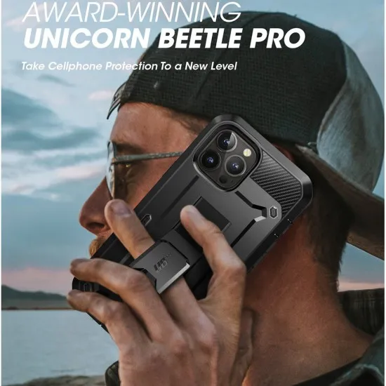 Husa pentru iPhone 13 Pro - Supcase Unicorn Beetle Pro - Black Husa pentru iPhone 13 Pro - Supcase Unicorn Beetle Pro - Black