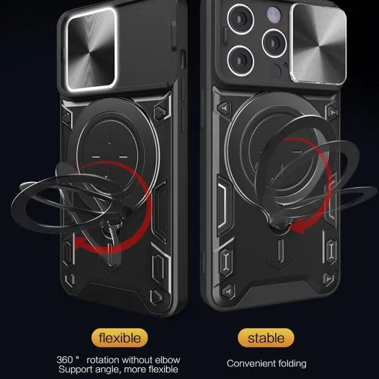 Husa pentru iPhone 13 Pro - Techsuit CamGuard Pro - Black Husa pentru iPhone 13 Pro - Techsuit CamGuard Pro - Black