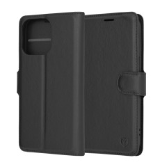 Husa pentru iPhone 13 Pro - Techsuit Leather Folio - Black Husa pentru iPhone 13 Pro - Techsuit Leather Folio - Black
