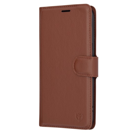 Husa pentru iPhone 13 Pro - Techsuit Leather Folio - Brown