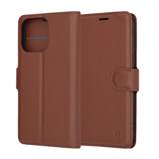 Husa pentru iPhone 13 Pro - Techsuit Leather Folio - Brown