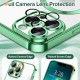 Husa pentru iPhone 13 Pro - Techsuit Luxury Crystal MagSafe - Light Green