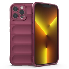Husa pentru iPhone 13 Pro - Techsuit Magic Shield - Bordeaux Husa pentru iPhone 13 Pro - Techsuit Magic Shield - Bordeaux